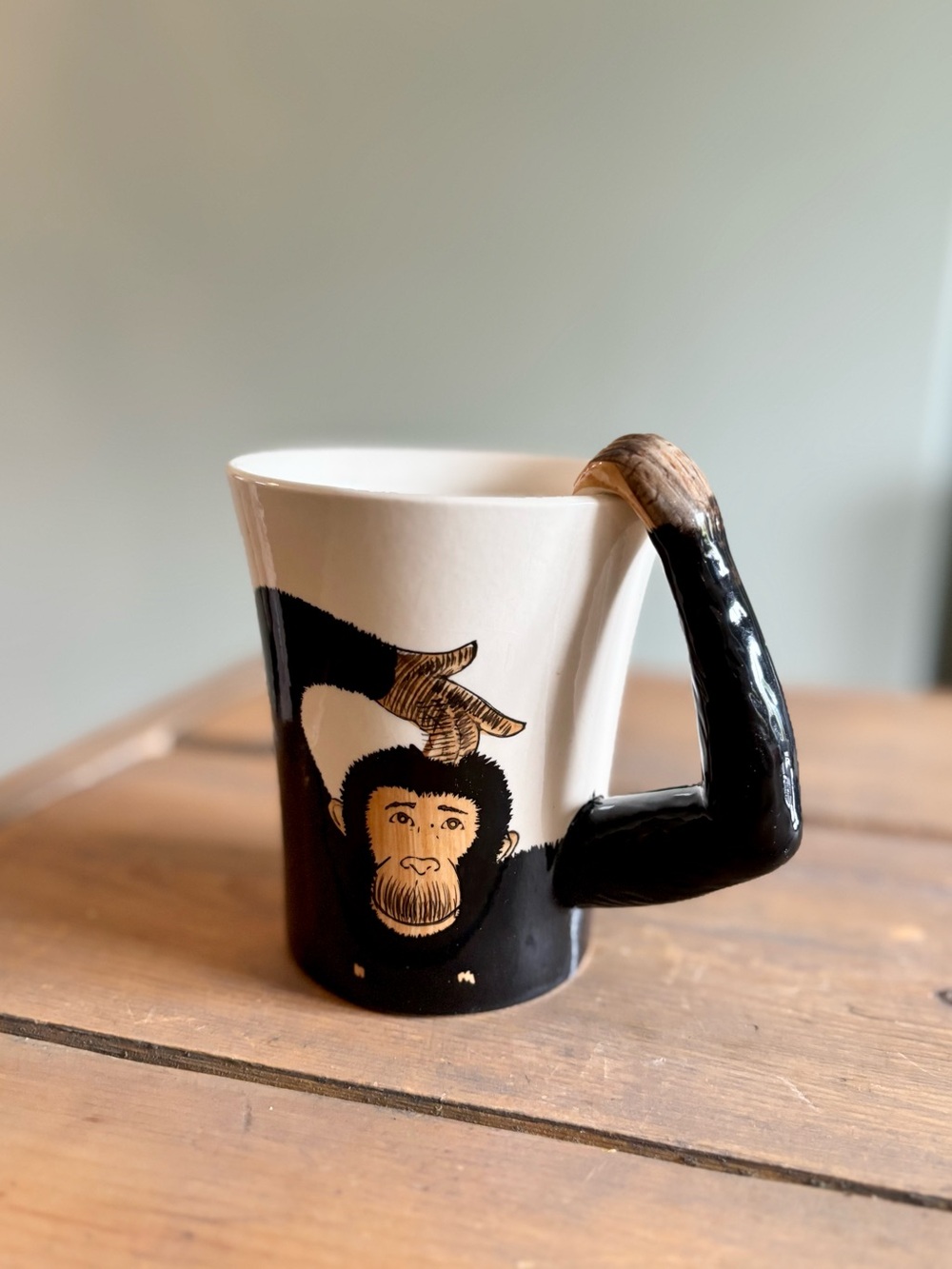 Pier 1 Imports Chimpanzee Coffee Mug